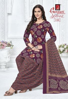 Ganpati andaaz vol 4 chanderi cycle design dress material wholesale